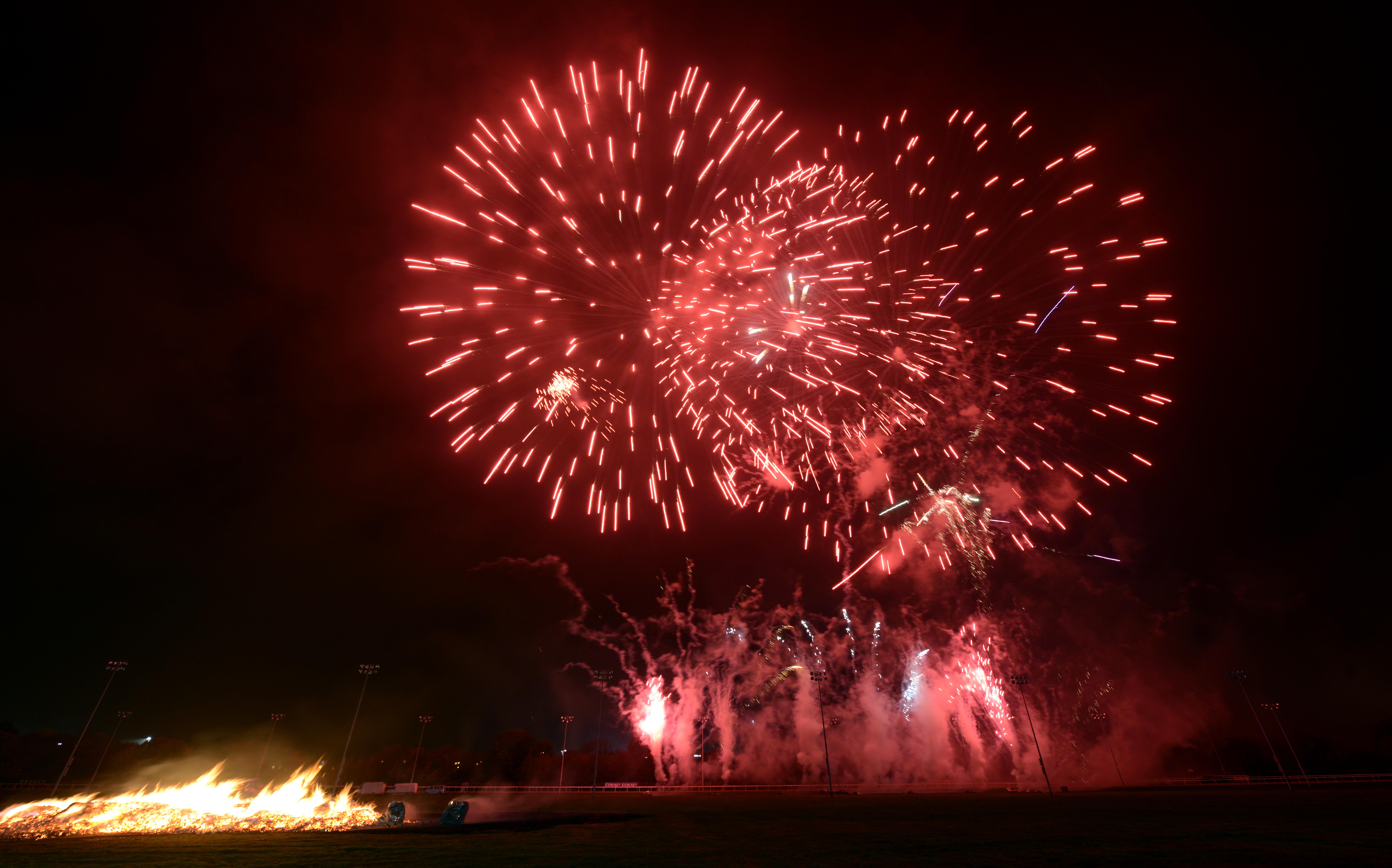 City fireworks display returns to racecourse for fourth year