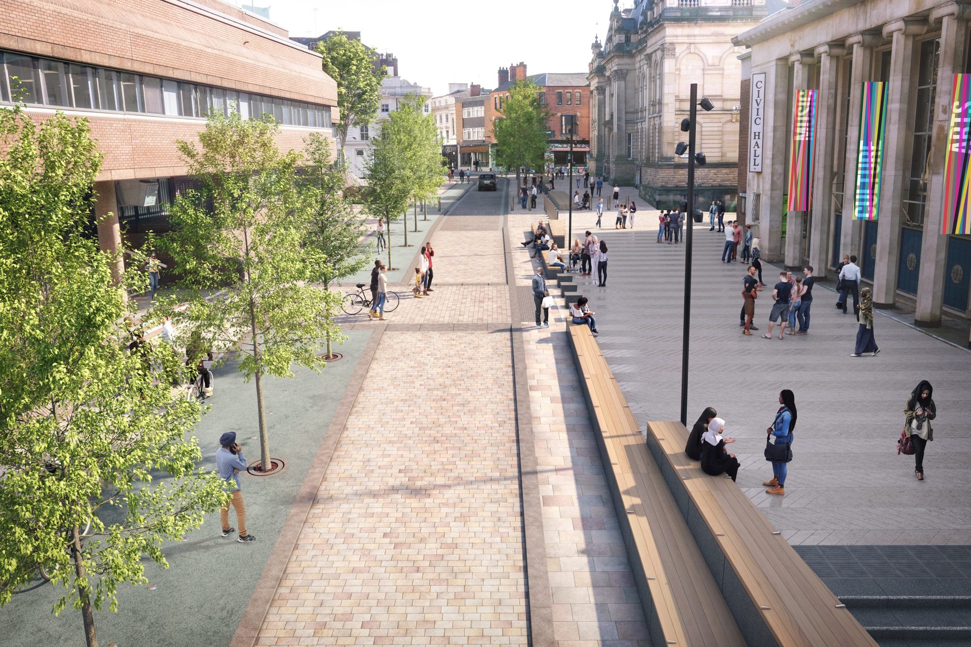 Major facelift to get underway to boost street scene around Civic Halls