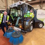 Making a green sweep as city launches 4 electric cleaning vehicles