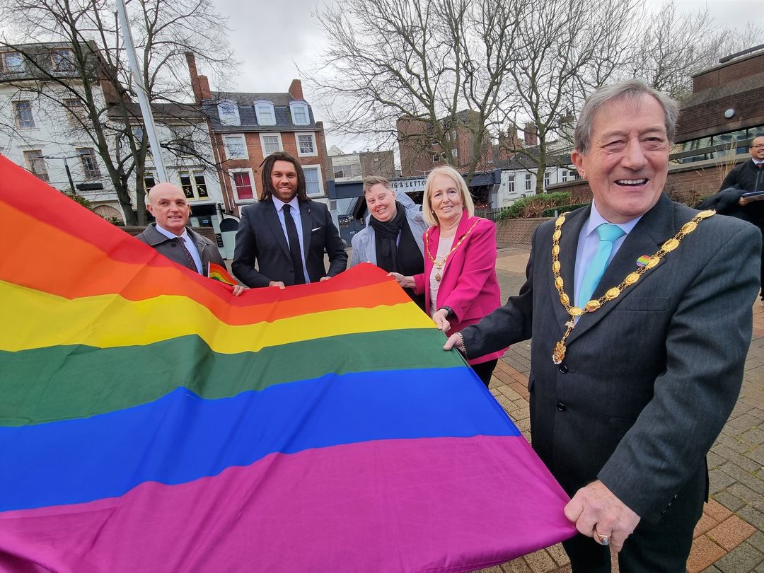 Council flies the rainbow flag for LGBT History Month