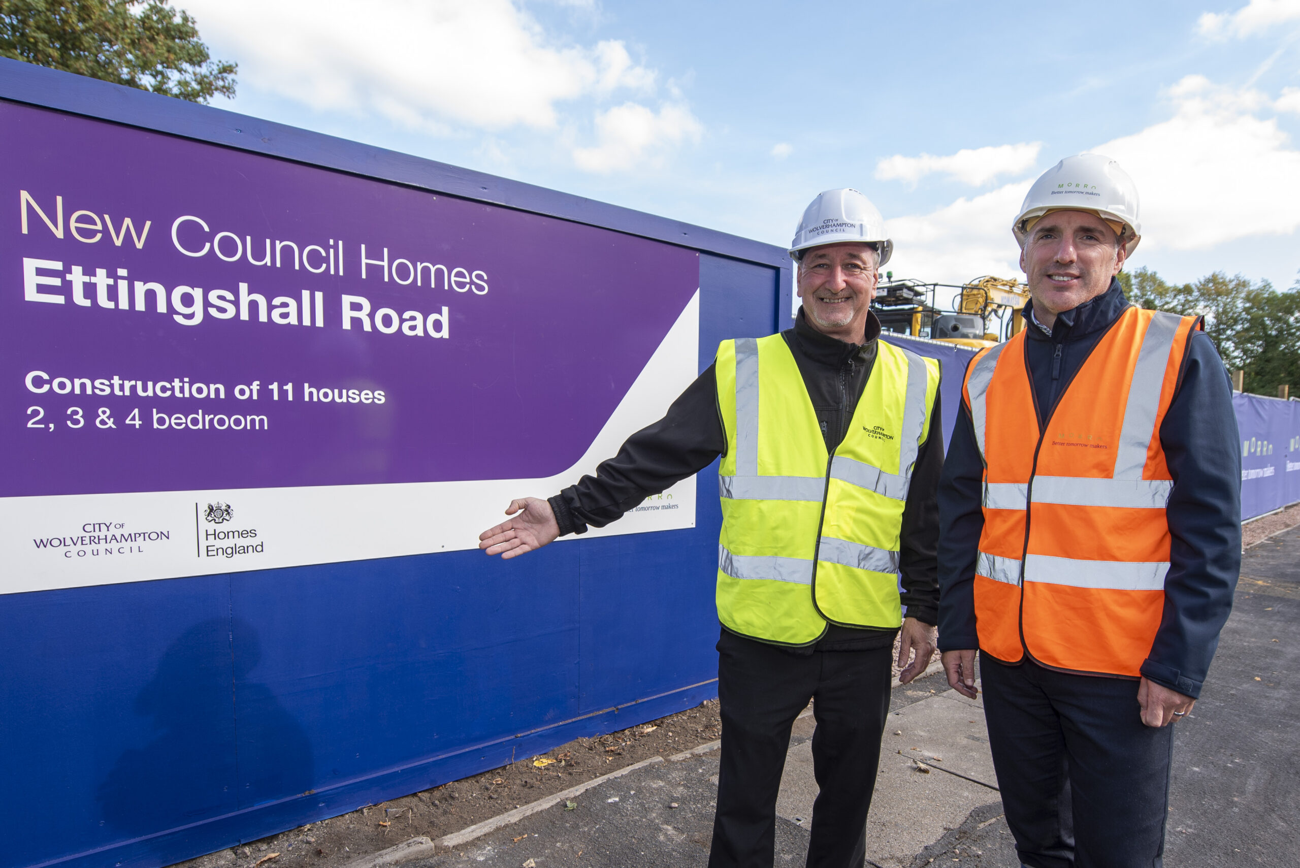 Council homes development underway on disused Bilston site
